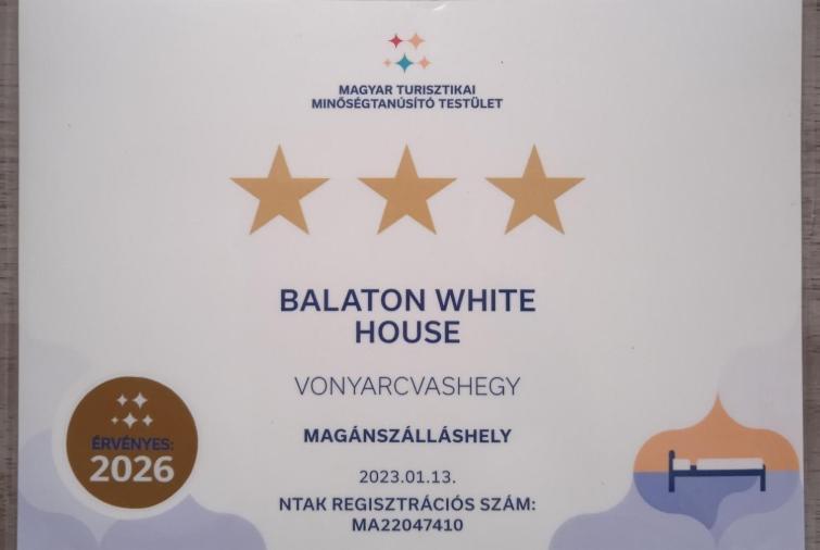 Balaton White House Otel Vonyarcvashegy Dış mekan fotoğraf